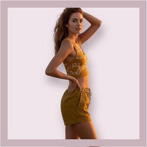 Free People Movement Free Throw Jacquard Crop Tank